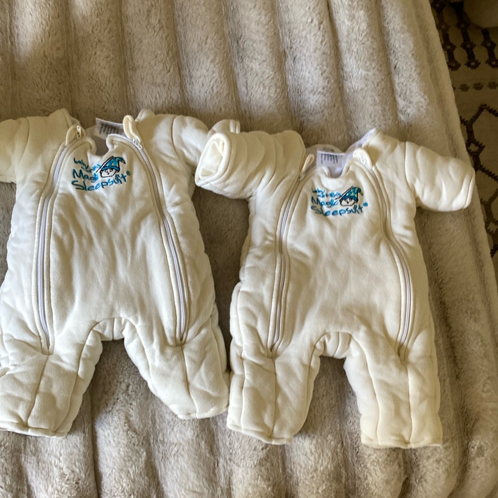Two Merlin Sleep Suits